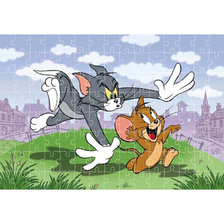 COMBO SỈ tranh ghép A4 20 mảnh, 40 mảnh, 80 mảnh Chủ đề Tom & Jerry TooYoo TG0067
