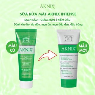 (Hàng Công TY) Sữa rửa mặt AKNIX INTENSE CLEANSING GEL dành cho da dầu, mụn không viêm 250ml
