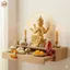 Tượng Tứ Diện Vàng Cao 25Cm – Món Decor Không Gian Hiện Đại