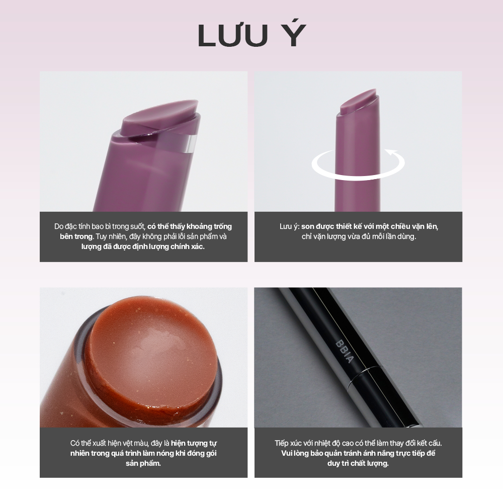 [MUA 2 GIÁ 299K] Son bút dưỡng bóng mỏng nhẹ, căng mọng BBIA Over Glaze Stick 1.7g