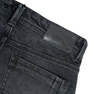 Owen - Quần jeans Slim Fit QJS258008 màu Xám đậm chất liệu Cotton Spandex