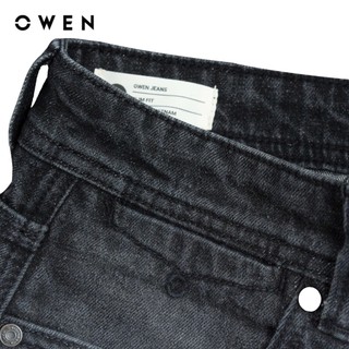 Owen - Quần jeans Slim Fit QJS258008 màu Xám đậm chất liệu Cotton Spandex
