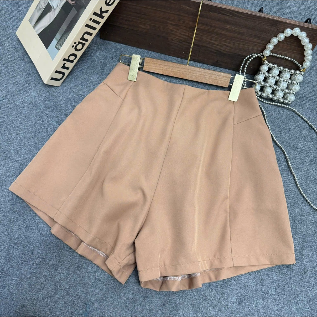Quần Đùi Short Nữ Ống Rộng Lưng Cao Bigsize Che Bụng Chất Tuyết Lạnh Cao Cấp Q1