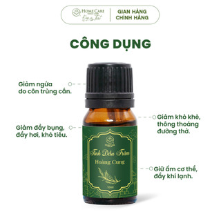 [Mini size] Tinh Dầu Tràm Cô Đặc Hoàng Cung 10ml Home Care Giữ Ấm Da Cơ Thể Cho Bé, Dịu vết Muỗi Đốt