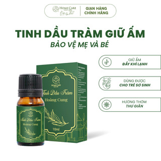 [Mini size] Tinh Dầu Tràm Cô Đặc Hoàng Cung 10ml Home Care Giữ Ấm Da Cơ Thể Cho Bé, Dịu vết Muỗi Đốt