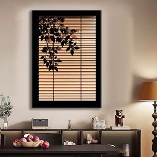 Tranh Canvas Treo Tường HÌnh Rèn Cửa Sổ Hoàng Hôn BH245 - Tranh Decor, Trang Trí Nhà, Homestay, Nhà Hàng, Quán Cafe