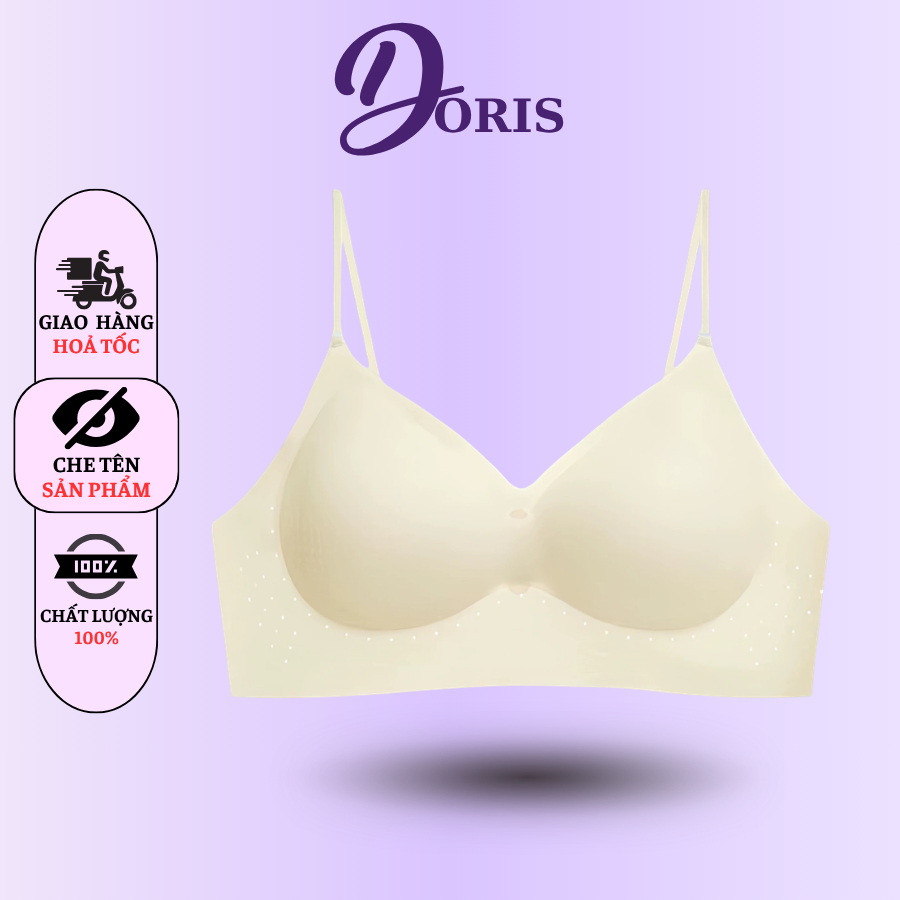 Áo Ngực Không Gọng Cúp Hoa Cúc Thoáng Khí – Lưng Thấp Quyến Rũ DORIS M35