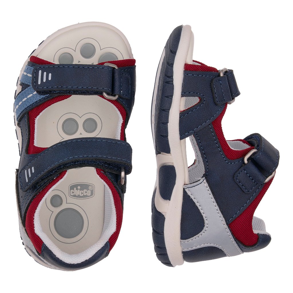 Sandal tập đi trẻ em Chicco Felce xanh navy