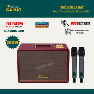 ACNOS D'Auris 300 Loa Karaoke cao cấp SIÊU TRẦM - SẠCH TIẾNG Soncamedia - Tặng dây Optical nối TV