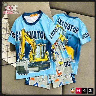 Đồ Bộ Bé Trai Ann Kids 13-47kg - Bộ Thun Lạnh Thái 3D Doremon, Roblox, Minecraft Siêu Mát