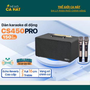 Dàn âm thanh di động CS450PRO / CS366PLUS / QUAD 64 V2026 + Tặng 2 chống lăn + dây optical