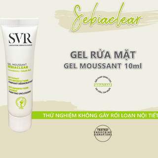 Sữa Rửa Mặt SVR Sebiaclear Gel Moussant Dành Cho Da Dầu Mụn Minisize 10ml