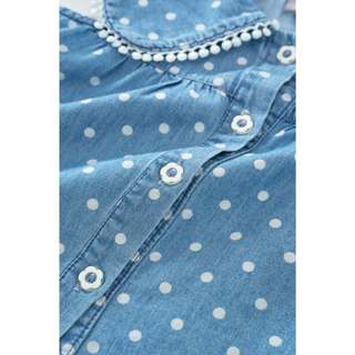 Bộ ngắn tay jean bé gái Rabity 959.002