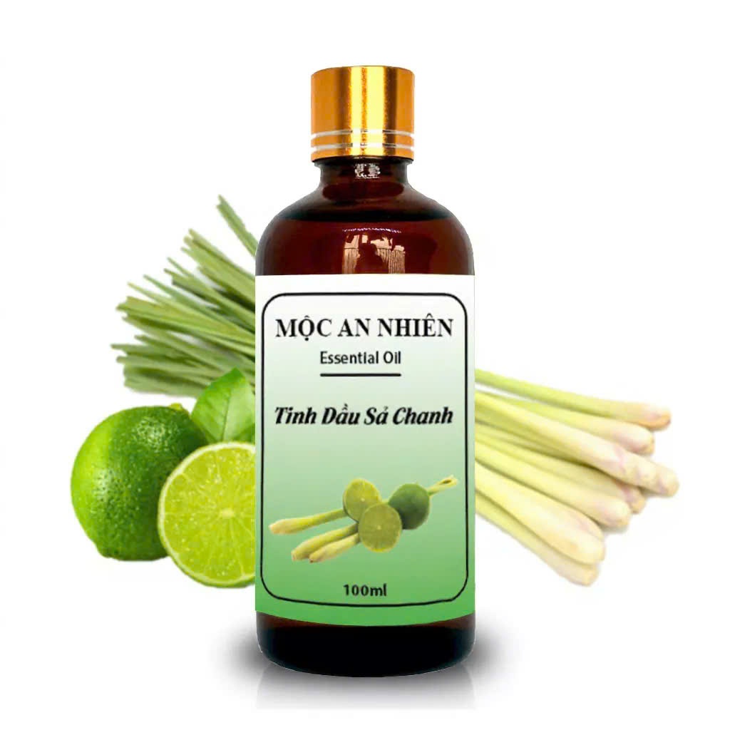 [ Tặng vỏ treo  ] Tinh dầu sả chanh Mộc an nhiên 100ml đuổi muỗi,diệt côn trùng,thơm phòng