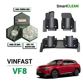 [MUA1TẶNG1] Thảm sàn TPE cao cấp VINFAST VF8 Lifepro SmartCLEAN - Dễ vệ sinh, độ bền cao, BH 3 NĂM | Phụ kiện ô tô ADG