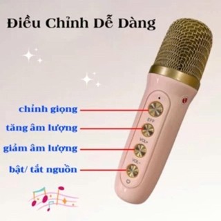 Loa Bluetooth Mini Kèm Micro YS-307 - Âm Thanh Siêu Hay,Bass Siêu Mạnh - LED RGB Cực Chất