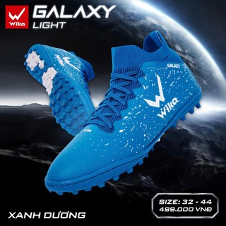 Giày Đá Bóng Wika Galaxy Light Size 32-44 Đế TF Chất Lạnh Đã Khâu Full Đế