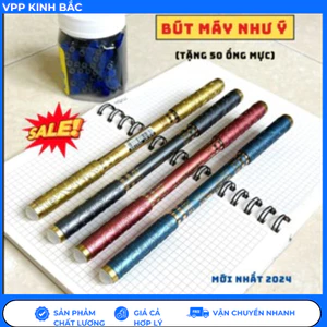 Bút Máy Hình Gậy Như Ý- Mua 1 Được 2 (Mua 2 bút tặng 50 ống mực không xóa).Dùng Cho Các Bé Tiểu Hoc.