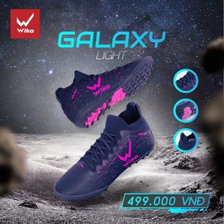 Giày Đá Bóng Wika Galaxy Light Size 32-44 Đế TF Chất Lạnh Đã Khâu Full Đế