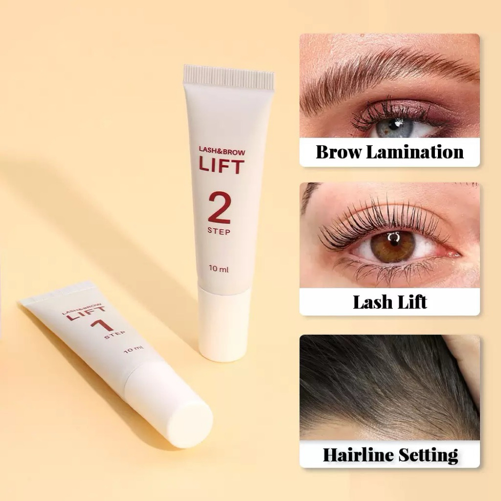 ✨ BỘ THUỐC LẺ UỐN MI thuần chay – LASH & BROW LIFT (STEP 1 & STEP 2)