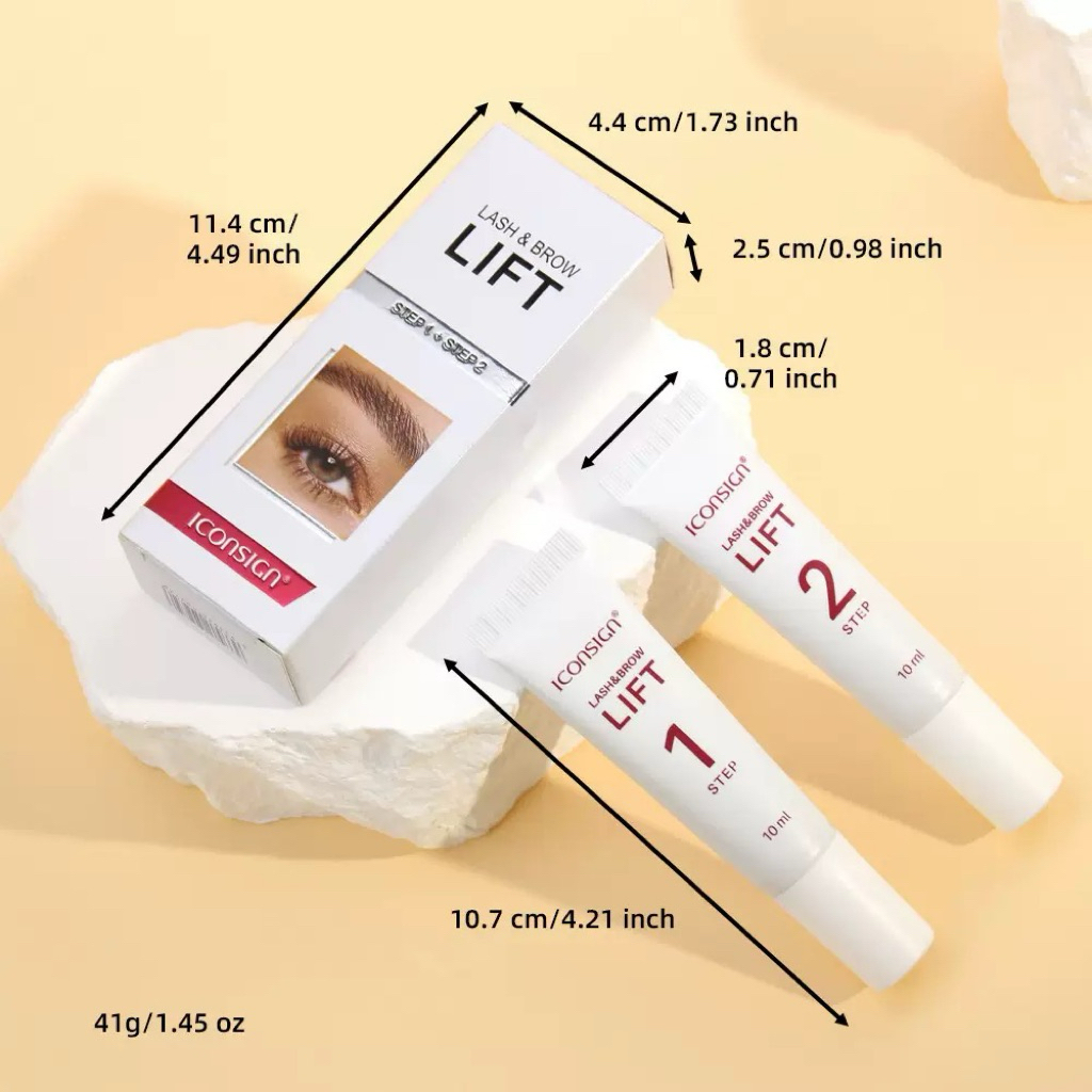 ✨ BỘ THUỐC LẺ UỐN MI thuần chay – LASH & BROW LIFT (STEP 1 & STEP 2)