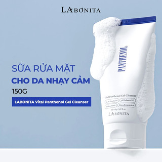 Sữa Rửa Mặt Dịu Nhẹ Ph 5.5 La bonita Vital Panthenol Gel Cleanser Cho Da Nhạy Cảm, Mụn 50g