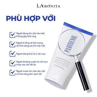 Sữa Rửa Mặt Dịu Nhẹ Ph 5.5 La bonita Vital Panthenol Gel Cleanser Cho Da Nhạy Cảm, Mụn 50g