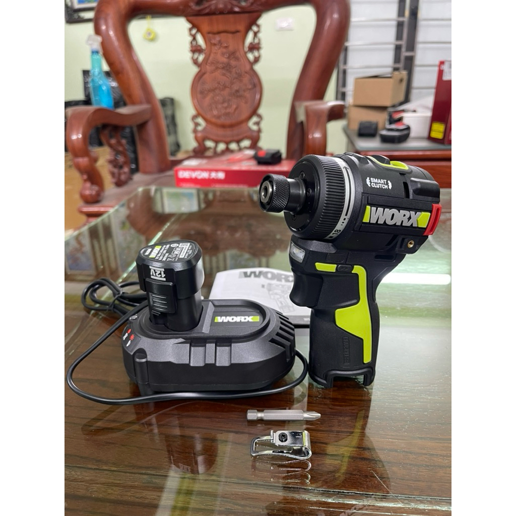 Máy bắn vít WORX dùng pin 12V WU139 chính hãng