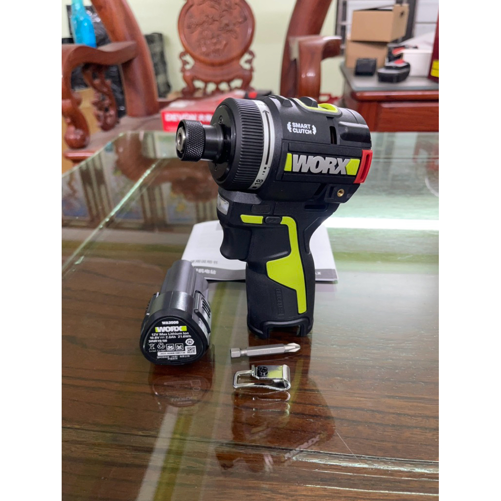 Máy bắn vít WORX dùng pin 12V WU139 chính hãng