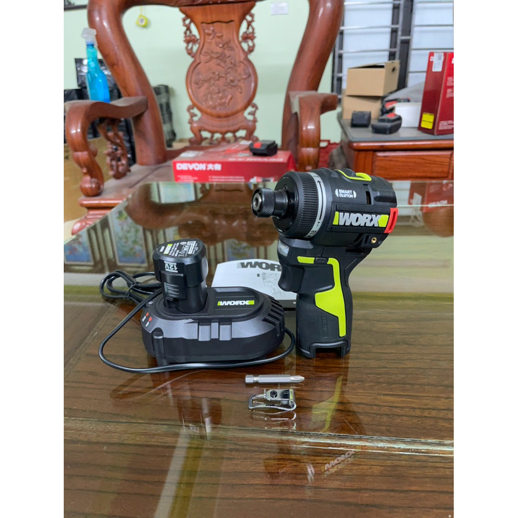 Máy bắn vít WORX dùng pin 12V WU139 chính hãng