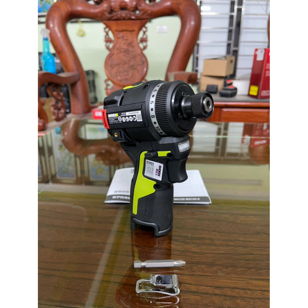 Máy bắn vít WORX dùng pin 12V WU139 chính hãng
