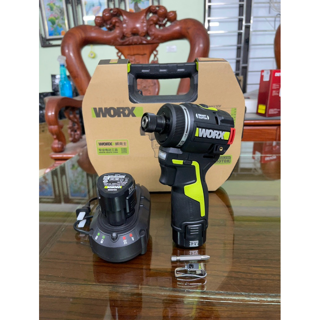 Máy bắn vít WORX dùng pin 12V WU139 chính hãng