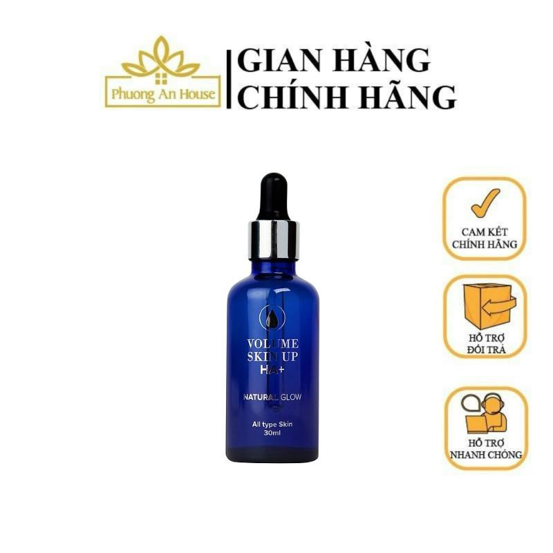 Serum HA Cấp Nước Genie Volume Skin Up HA+ Natural 30ml / 100ml