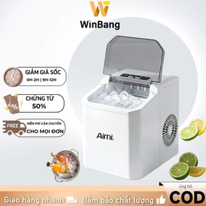 Máy làm đá mini công suất lớn hoàntoàn tự động 15kg đá Tạo Đá Siêu Tốc Trong 6 - 8 Phút