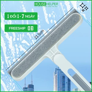 Cây lau kính xoay 180 độ kèm bàn chải chà sàn và gạt nước đa năng 4in1 SOJIMOP LK1