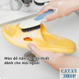 Bàn Chải Đánh Giày, Chổi Cọ Giày Ngắn Cầm Tay Đa Năng Chất Liệu PP Lông Cứng Chà Giày Dép Tiện Dụng
