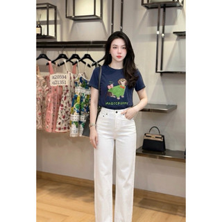 Áo phông cotton cổ tròn cộc tay hình chó Magicpuppy form babytee #20180