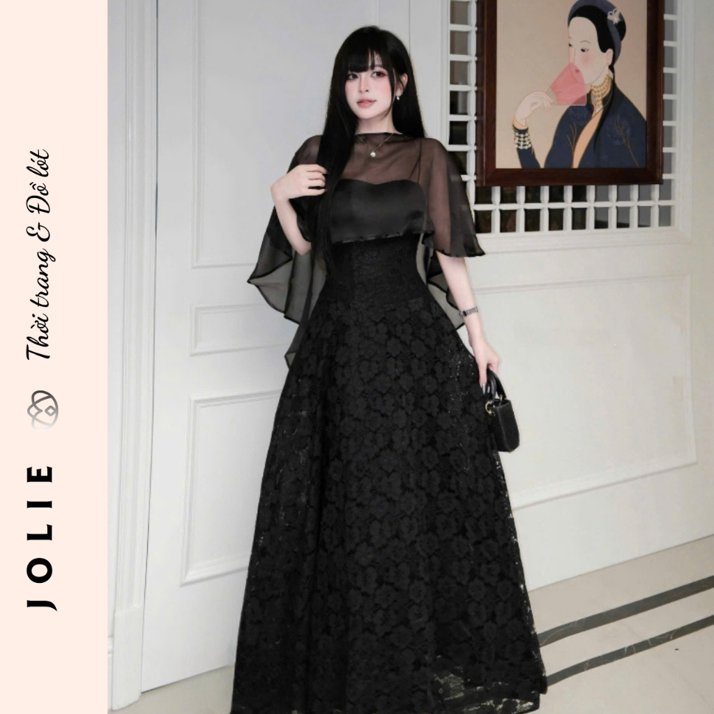 Đầm Ren Trắng Kết Cánh Tiên JOLIE - Vẻ Đẹp Sang Trọng & Đài Các