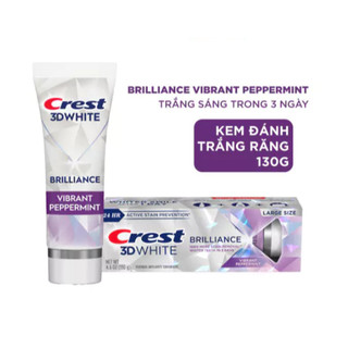 Kem Đánh Trắng Răng Crest Trắng Sáng Vượt Trội, Sạch Sâu , Thơm Lâu 3D White Brilliance (130g)