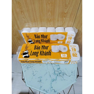 Giấy Vệ Sinh Không Lõi Bảo Như 12 Cuộn 3 Lớp 1.3kg 38 Mét Cty Giấy Thành Công Tiện Lợi, Giá Tốt