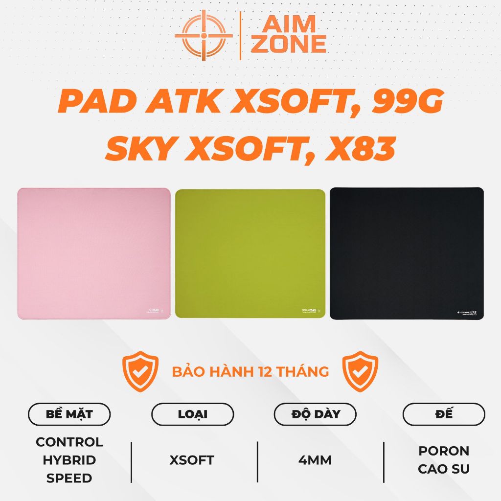 [SẴN GIAO] Lót chuột Gaming ATK 99G XSoft | ATK Xsoft Air | ATK ...