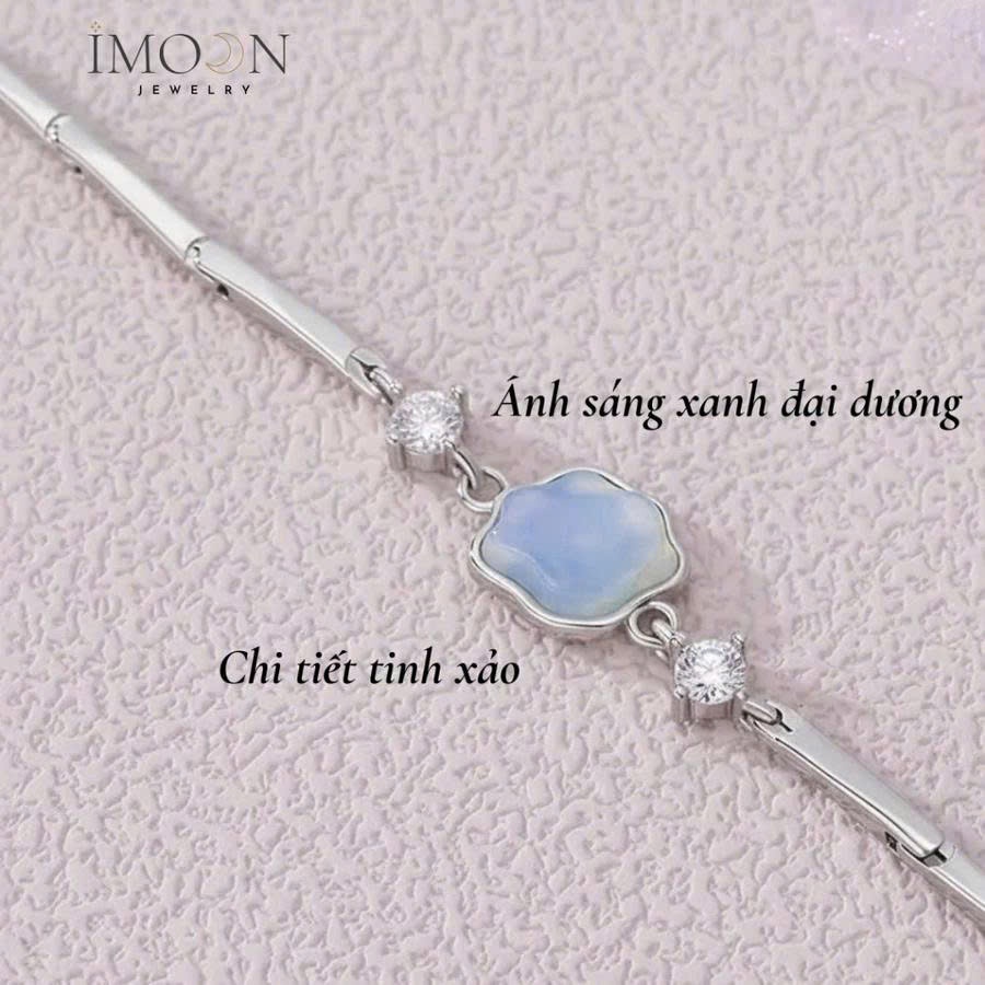 Vòng tay đôi Love Ocean Ver 2 hợp kim không gỉ charm vỏ sò Imoon Jewelry