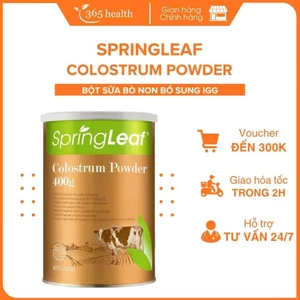 Bột sữa bò non SpringLeaf Colostrum Powder (400g)