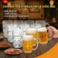 COMBO 10 Ly Mecal uống bia giả thủy tinh Cao Cấp dùng cho Gia đình, hàng quán, Nhà hàng, Cốc uống nước Beer