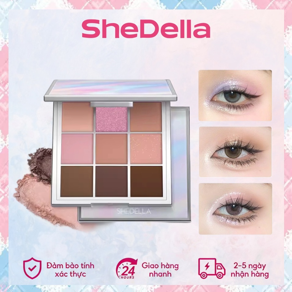 SHEDELLA Bảng Phấn Mắt 9 Ô Dream Nine Color Eyeshadow Palette | Shopee ...