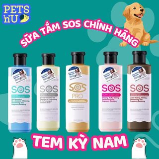 [CHÍNH HÃNG] [TEM KỲ NAM] SỮA TẮM SOS – Dành cho MỌI THÚ CƯNG