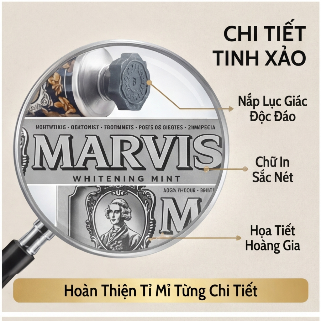 Còn hàng/hàng chính hãng MARVIS Ý  85ml The Hermès trong giới kem đánh răng chống sâu răng mới về