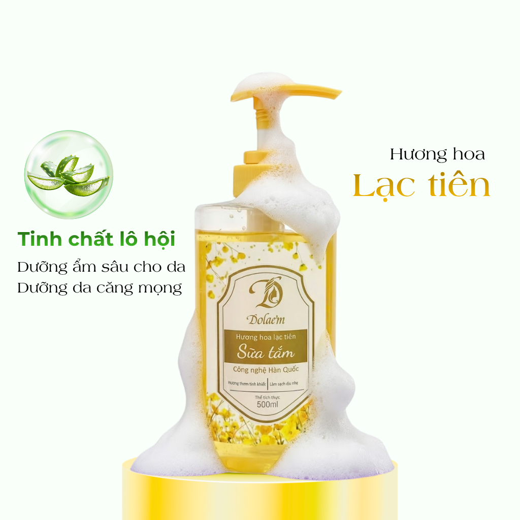 Thiết Kế Của Sữa Tắm Dolaem Dưỡng Ẩm Sâu