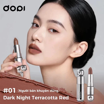 Son môi DOPI, không dính, không phai, không thấm nước và mồ hôi, son lì satin, son nhung lì mềm mại