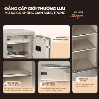 Khóa Bền Nhất – Thép Chắc Nhất: Két Xiaomi CRMCR 81LB Dẫn Đầu Phân Khúc (Miễn phí vận chuyển)